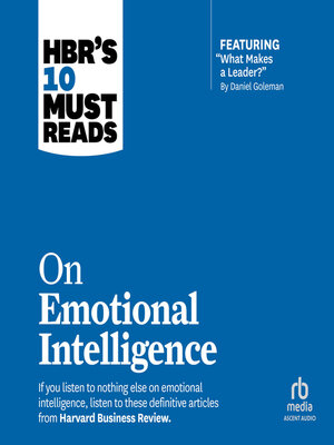 cover image of HBR's 10 Must Reads on Emotional Intelligence